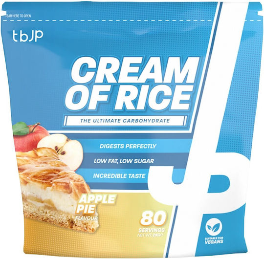 tbJp Cream Of Rice Ειδικό Συμπλήρωμα Διατροφής 2000gr Apple Pie