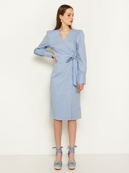 Toi&Moi Dress Wrap Light Blue