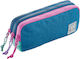 Miquelrius Pencil Case with 3 Compartments Purple