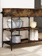 vidaXL Wooden Kitchen Rack 4 Tiers Brown 105x42x95cm