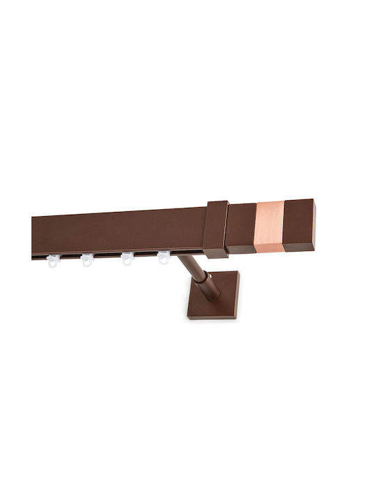 Anartisi Matrix Two-Way Aluminum Curtain Track Copper 200cm A298359_11699