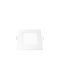 Aca Τετράγωνο Χωνευτό Σποτ με Ενσωματωμένο LED και Φυσικό Λευκό Φως σε Λευκό χρώμα 11.8x11.8cm