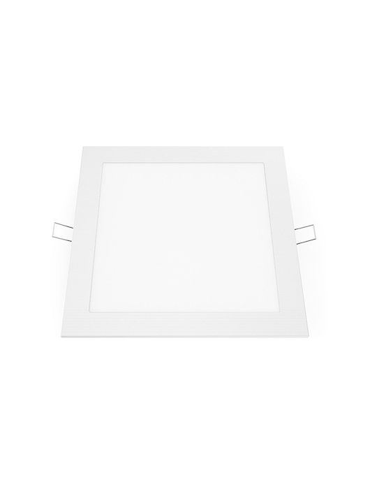 Aca Platz Vertieft LED Panel 18W mit Warmes Weiß Licht 3000K