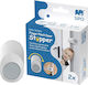 Sipo Finger Protector for Doors with Sticker made of Plastic in White Color 2pcs