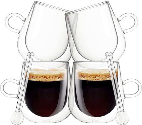 Quasar Σετ Φλιτζάνια Cappuccino 4τμχ