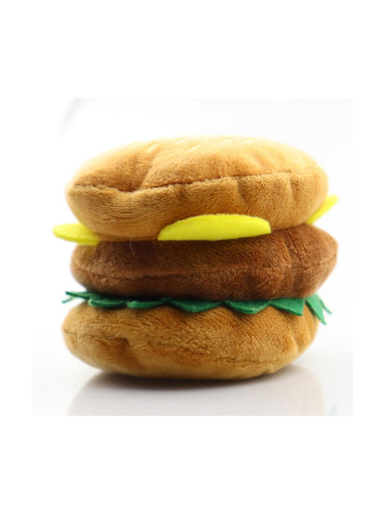 Animal Hamburger Plüschspielzeug Hund mit Ton 9εκ. 1Stück