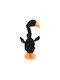 Animal Plush Toy Dog with Sound 33εκ. Black 1pcs