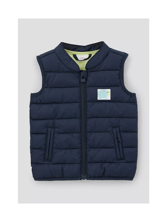 S.Oliver Kids Casual Jacket Sleeveless Blue