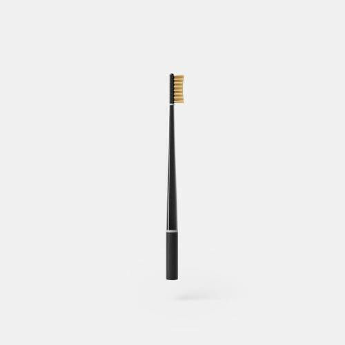 Piuma Manual Toothbrush Black 1pcs