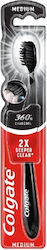 Colgate 360 Siyah Четка за зъби Среден Сив