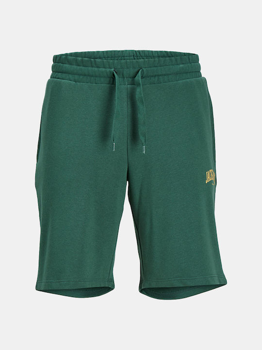 Jack & Jones Αθλητική Ανδρική Βερμούδα Darkgreen