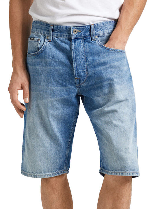 Pepe Jeans Men's Shorts Jeans Blue