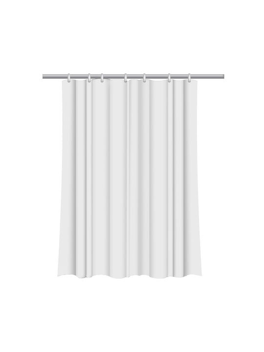 Next Shower Curtain Fabric 200x180cm Grey