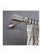 Vorhangstange Praga Strass Φ25 Inox By Aslanis Abmessungen (240cm), Eigenschaften (mit Griff (doppelt))