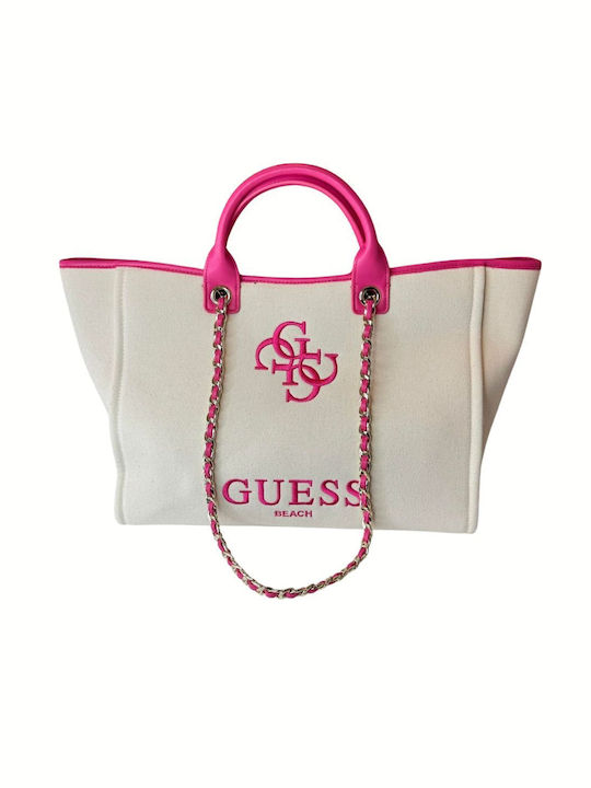 Guess Damen Tasche Hand Beige