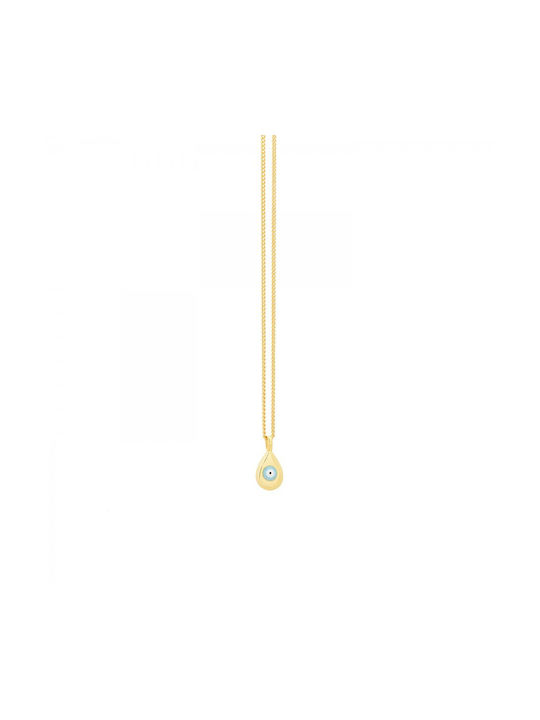 Prince Silvero Necklace Eye from Gold Plated Silver