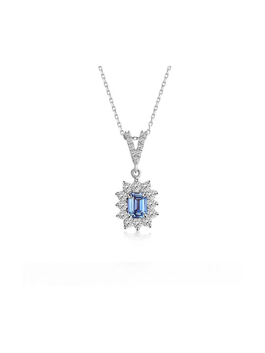 Chrilia Necklace from White Gold 18k