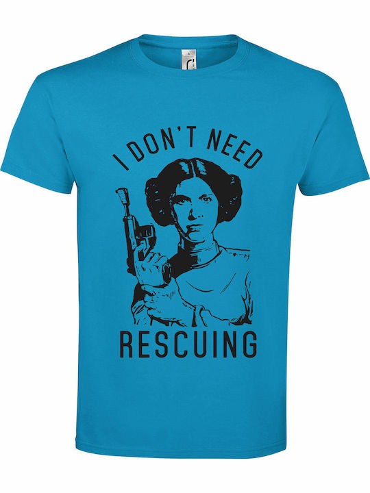 Princess Leia, Star Wars T-shirt Turquoise Cotton