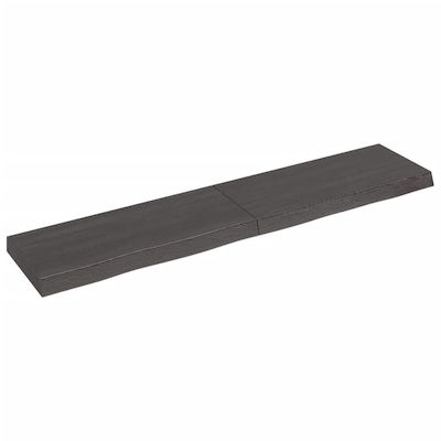 vidaXL Bench without sink L140xW30xH2cm Dark Grey