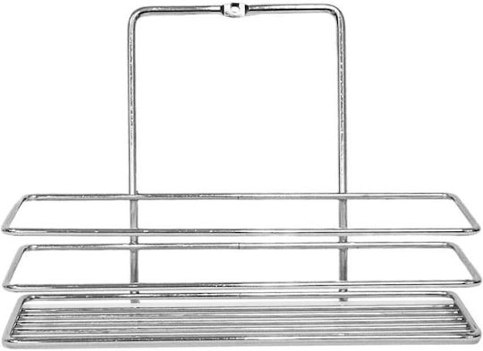 Next Shelf Wall Mounted Bathroom Shelf Metallic