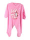 Dreams by Joyce Einhorn Baby-Strampler Samt Rosa