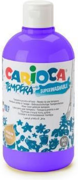 Carioca Tempera Paints Purple 500ml 1pcs
