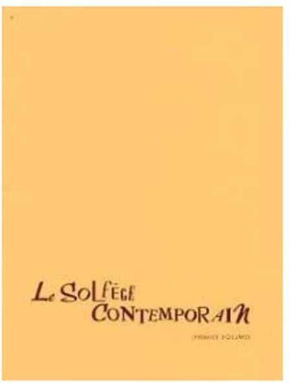 Gerard Billaudot Beaucamp - Le Solfege Contemporain, Vol. 2 Eleve Βιβλίο Solfege Παρτιτούρα για Πιάνο