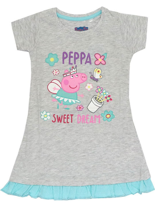 Peppa Pig Παιδικό Νυχτικό Καλοκαιρινό Mint