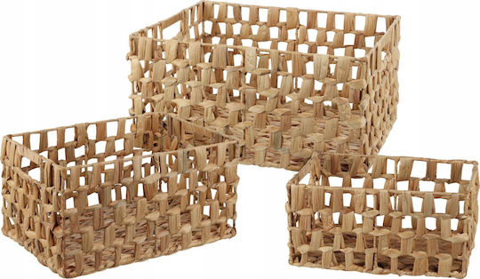 Koopman Καλάθι Αποθήκευσης Rattan 3τμχ Koopman Καλάθι Αποθήκευσης Rattan 3τμχ
