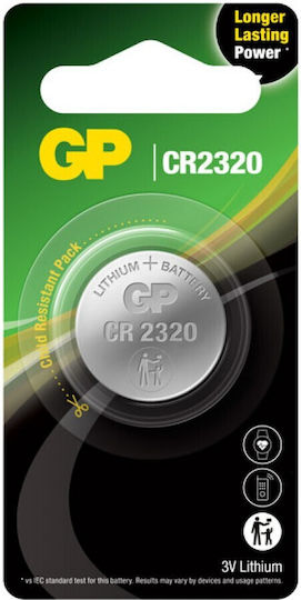 GP Batteries Lithium Watch Battery CR2320 3V 1pcs