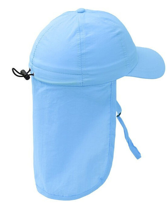 Kids' Hat Fabric Sunscreen Light Blue