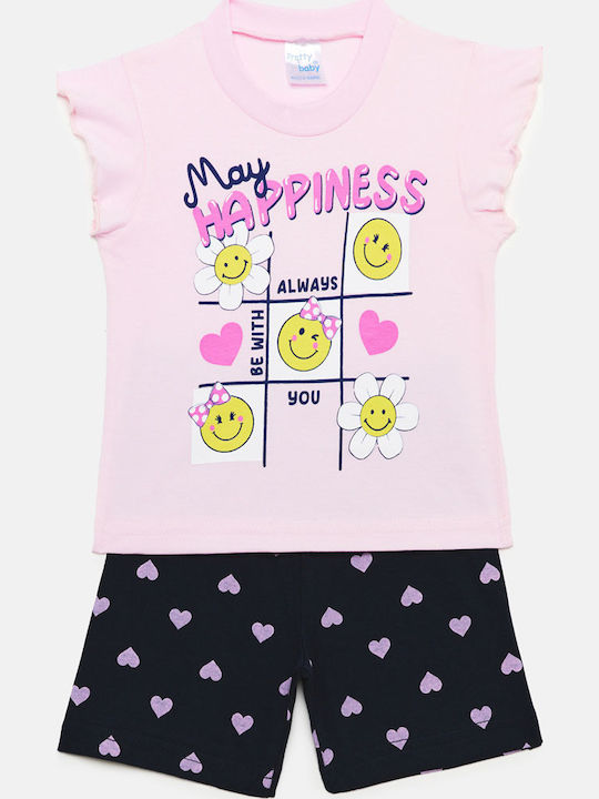 Pretty Baby Детска пижама Лятна Pink