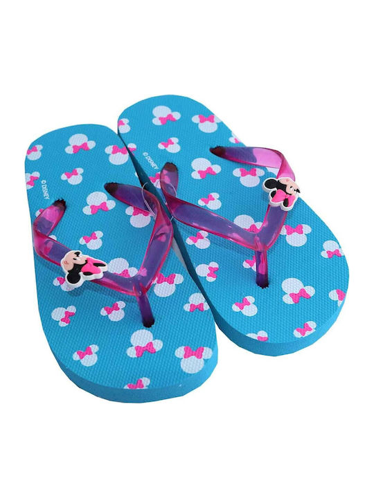 Kids' Flip Flops Minnie Blue Mouse