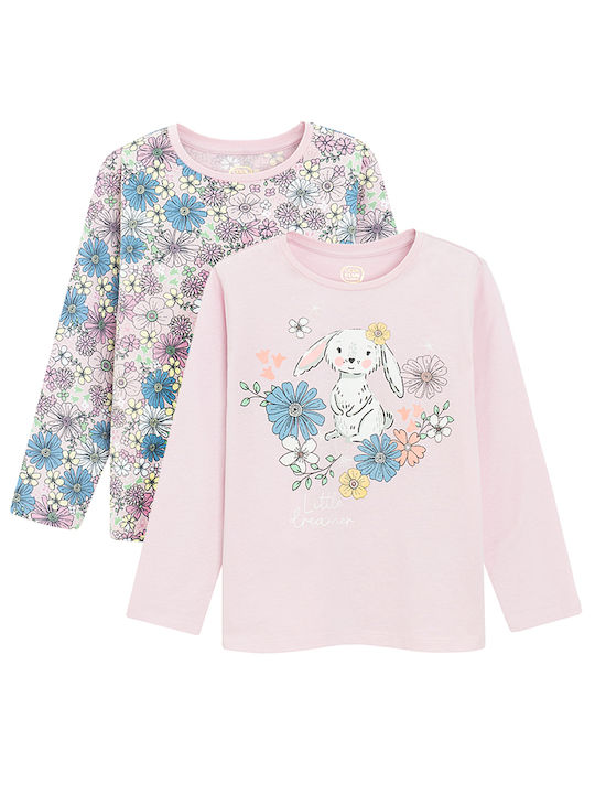 Cool Club Set of Kids' Blouses Pink