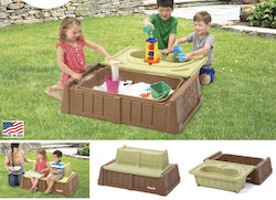 314321 Simplay3 Sand, Water and Bench Toy 3 In 1 Plastic For 2 Years+