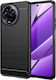 Techsuit Carbon Back Cover Silicon Negru (Realme 11)
