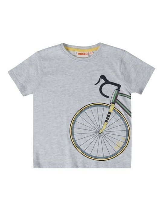 Ubs2 Kids Blouse Short Sleeve Gray