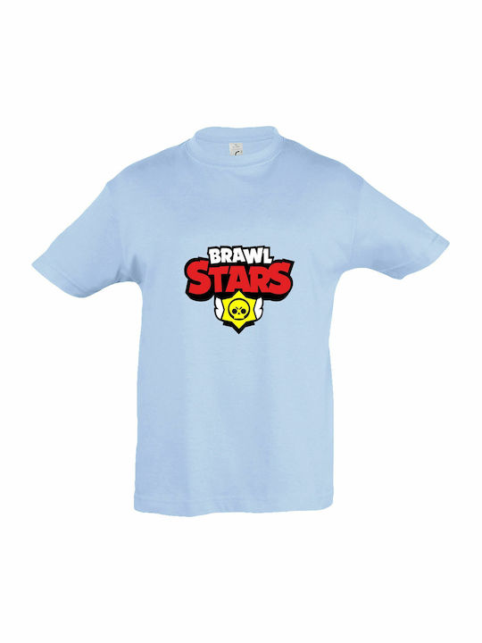 Kids' T-shirt Sky Blue Brawl Stars