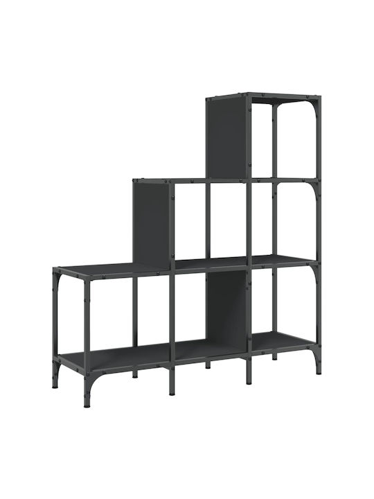 Bookshelf Black 92x30x102cm