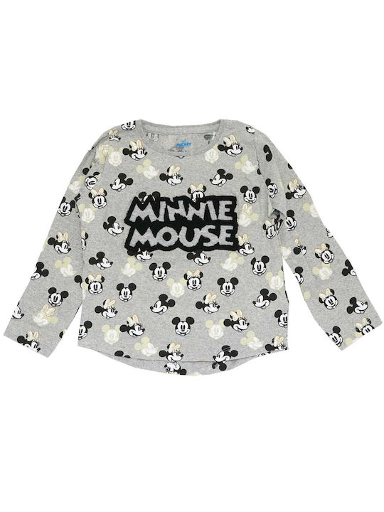 Disney Kids Blouse Long Sleeve Gray