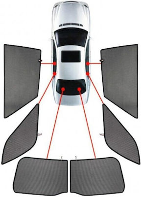 CarShades für Auto A3 Fünftürer (5D) 6Stück