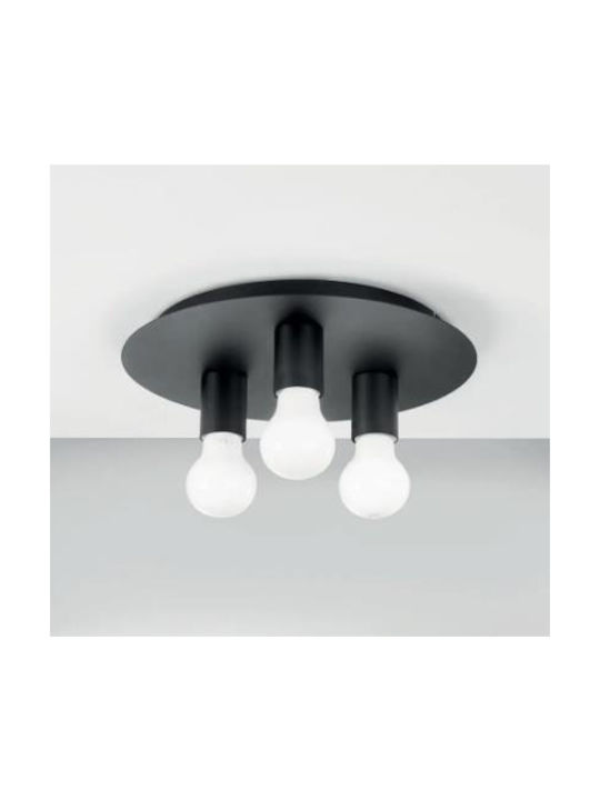 Fan Europe Ceiling Light 86cm Black with E27 Socket