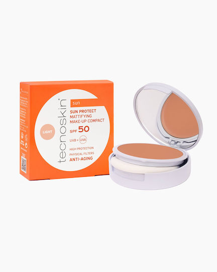 Tecnoskin Sun Protect Wasserdichtes Gesichtssonnenschutz SPF50 mit Gefärbtem Licht 10gr