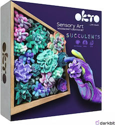 Diy Creative Wood & Craft Clay Construction Set de construcții de lut Suculente Tenderness