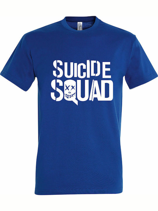 kirikoko Suicide Squad Tricou Albastru Bumbac