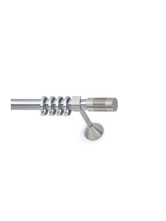 Anartisi Metallic Curtain Pole Inox Double with...