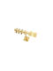 Guy Laroche Metallisch Vorhangstange Vogue Doppel mit Schiene Φ25mm 160cm Gold
