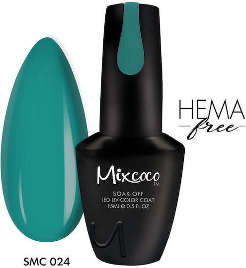 Mixcoco Semi-Permanent Nail Polish 024 15ml 1pcs