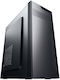 Powercase 173-G03 Micro Tower Κουτί Υπολογιστή Μαύρο