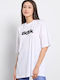 BodyTalk Damen Sportlich Oversized T-shirt White